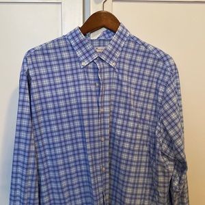 Peter Millar Featherweight Blue Button-down